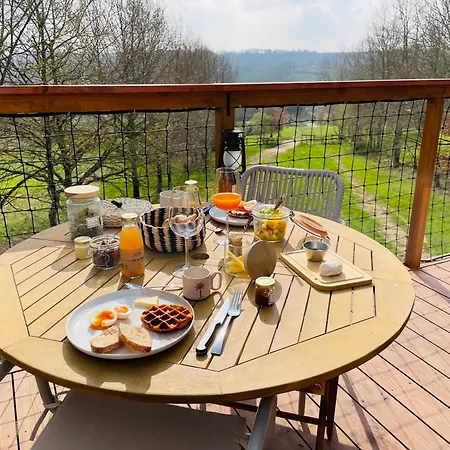 بيت خشبي Domaine O Calines *